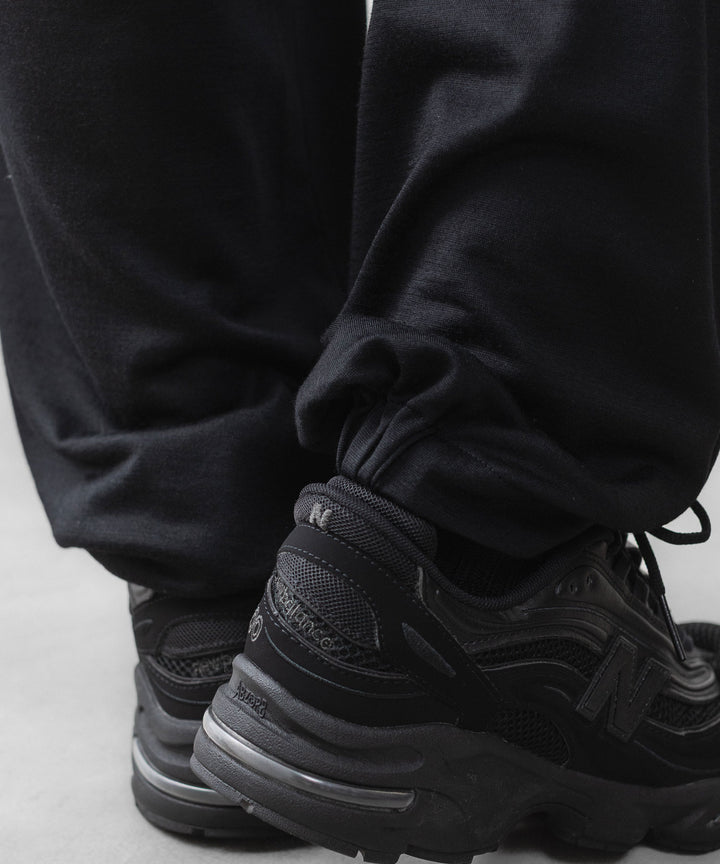 【 WWW 】TAPERD JOGGER PANTS - BLACK