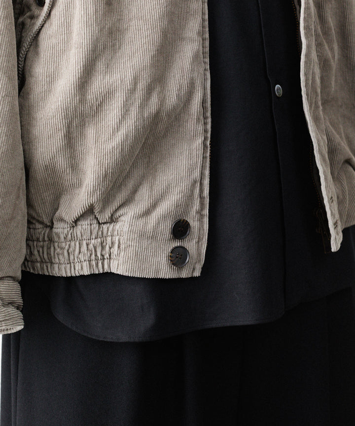 ssstein(シュタイン)のVINTAGE CORDUROY ZIP JACKET - TAUPEの公式通販サイトsession福岡セレクトショップ