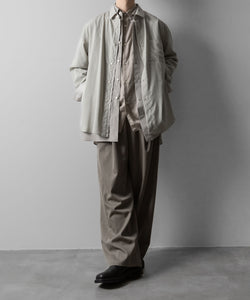 ssstein(シュタイン)のOVERSIZED LAYERED SHIRT - GREYの公式通販サイトsession福岡セレクトショップ