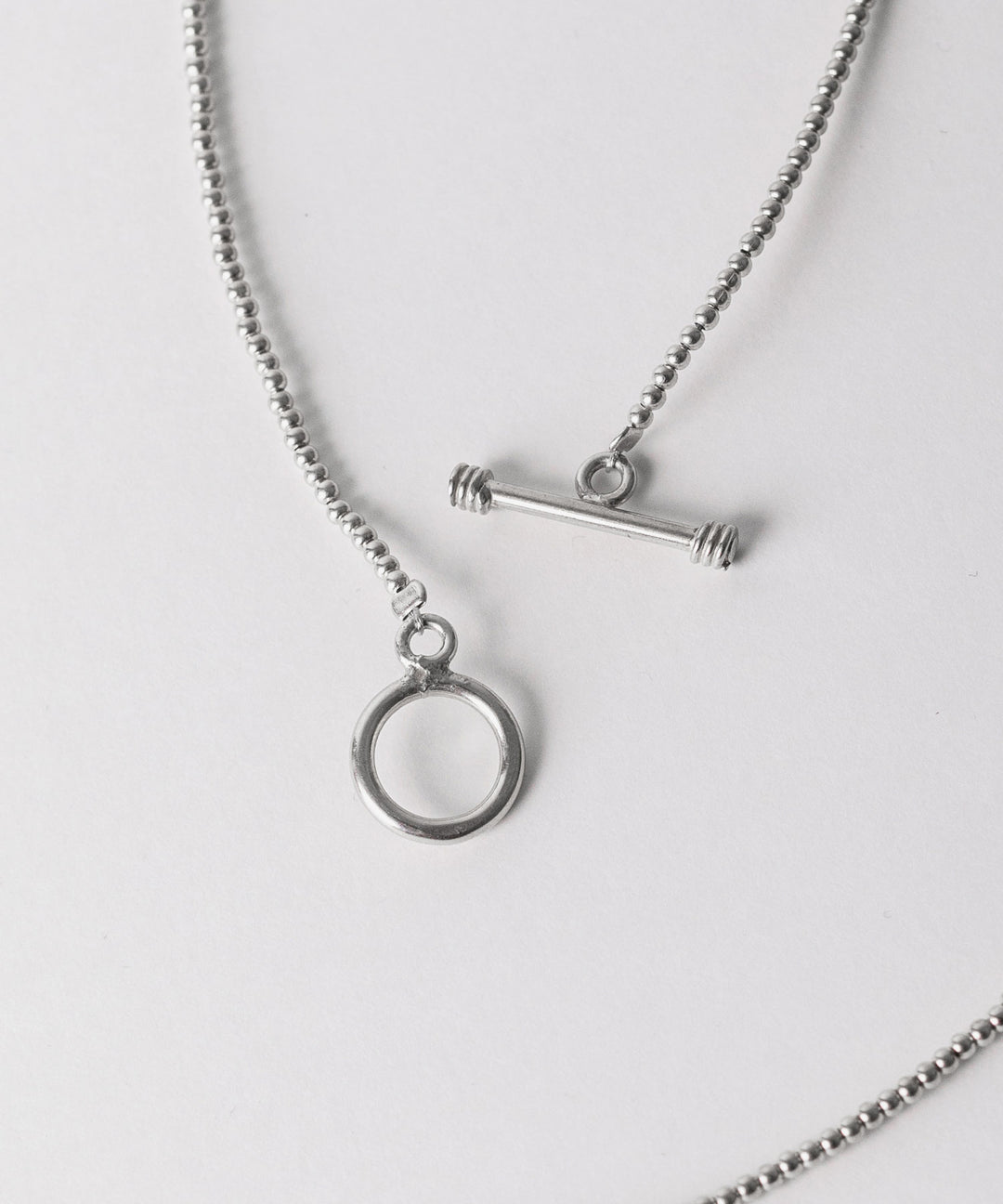 【INTÉRIM】TAXCO SILVER PAIR NECKLACE - SILVER