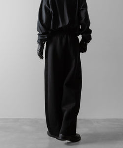 ssstein(シュタイン)のCOTTON DOUBLE KNIT TWIST SEAM PANTS - BLACKの公式通販サイトsession福岡セレクトショップ