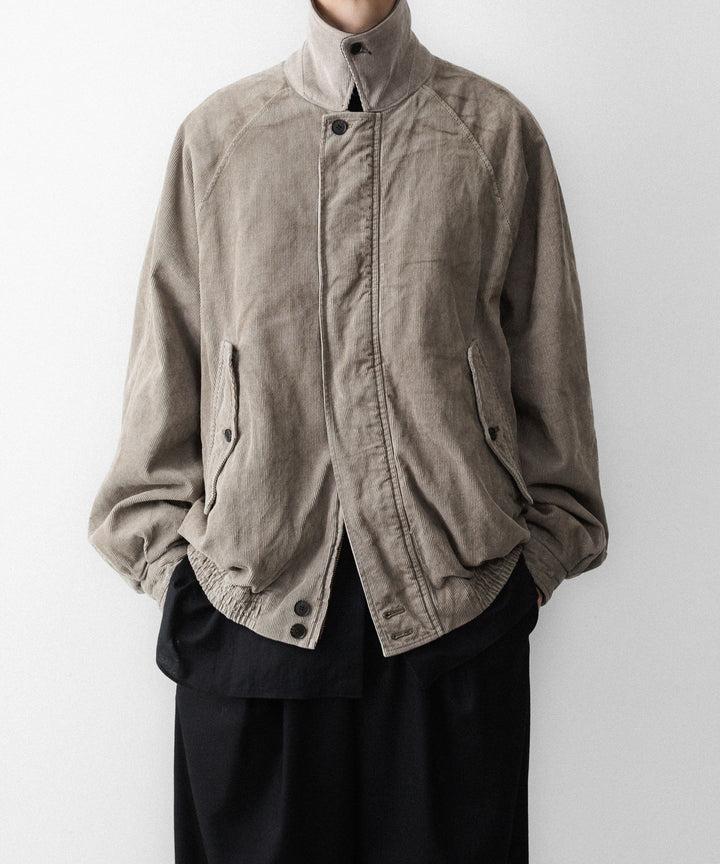 ssstein(シュタイン)のVINTAGE CORDUROY ZIP JACKET - TAUPEの公式通販サイトsession福岡セレクトショップ