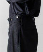 画像をギャラリービューアに読み込む, INTÉRIM インテリムのSILK LINEN "BOURGERON" FRENCH WORK TROUSERのBLACK 公式通販サイトsession福岡セレクトショップ
