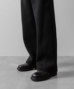 画像をギャラリービューアに読み込む, ssstein(シュタイン)のCOTTON DOUBLE KNIT TWIST SEAM PANTS - BLACKの公式通販サイトsession福岡セレクトショップ
