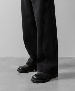 ssstein(シュタイン)のCOTTON DOUBLE KNIT TWIST SEAM PANTS - BLACKの公式通販サイトsession福岡セレクトショップ