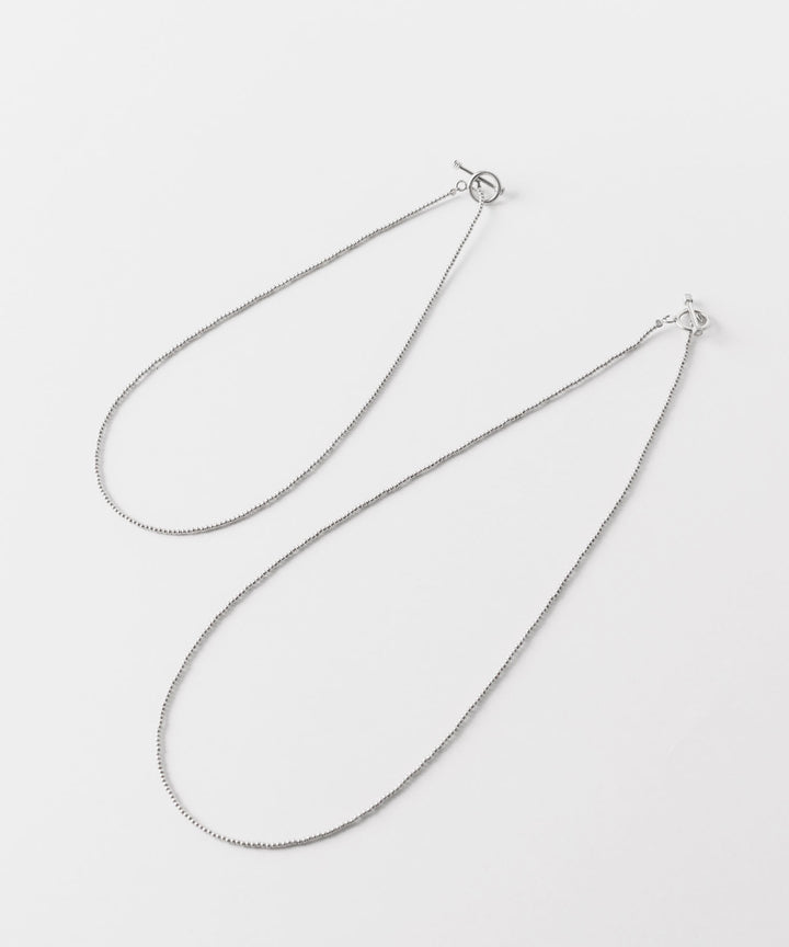 【INTÉRIM】TAXCO SILVER PAIR NECKLACE - SILVER