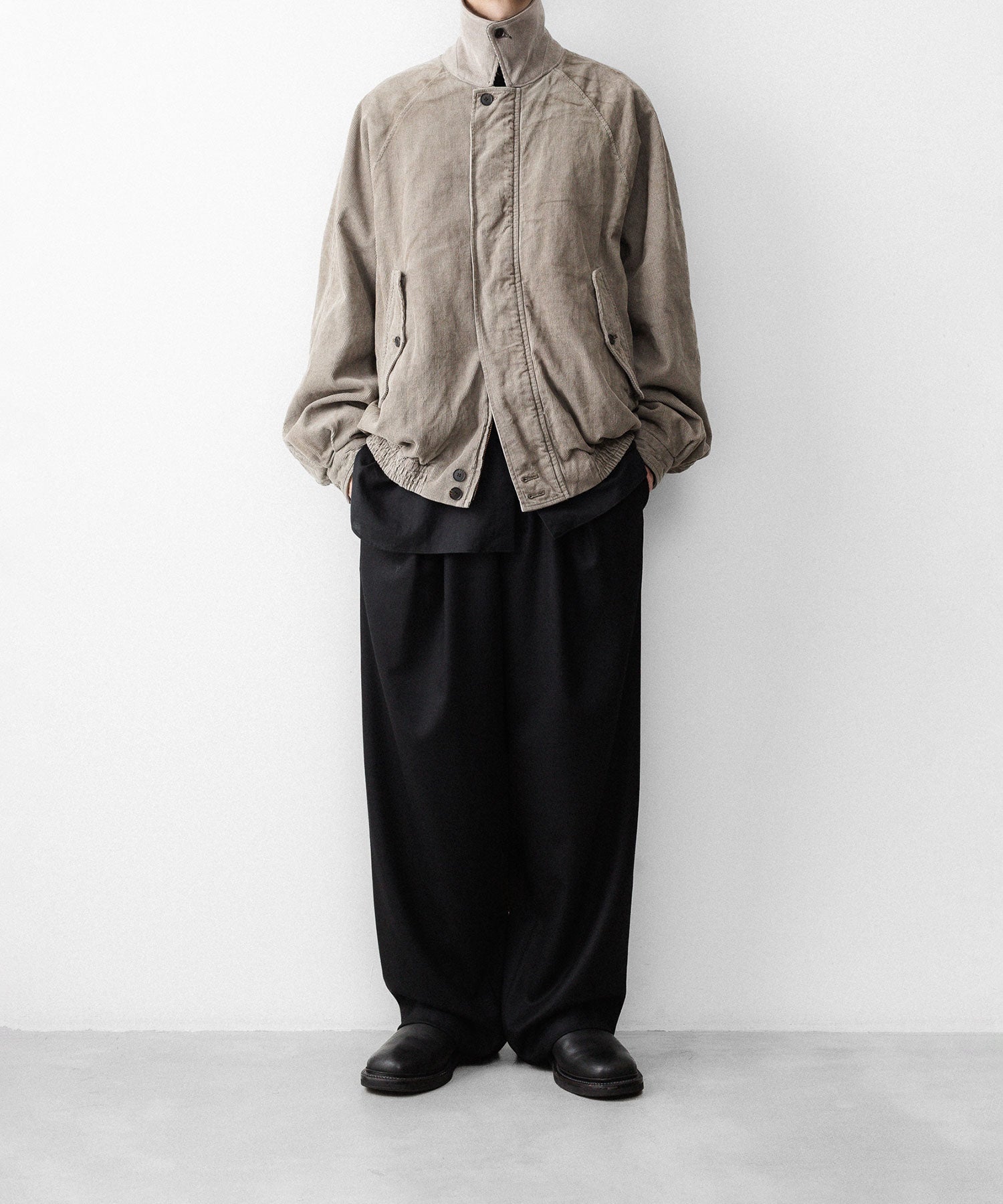 ssstein / シュタイン】VINTAGE CORDUROY ZIP JACKET - TAUPE | 公式