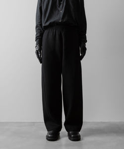 ssstein(シュタイン)のCOTTON DOUBLE KNIT TWIST SEAM PANTS - BLACKの公式通販サイトsession福岡セレクトショップ