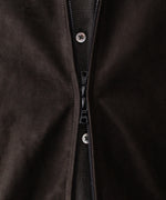 画像をギャラリービューアに読み込む, ssstein(シュタイン)のCOW NUBUCK SWING TOP JACKET - DARK BROWNの公式通販サイトsession福岡セレクトショップ
