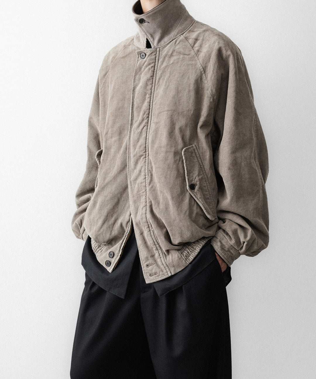ssstein(シュタイン)のVINTAGE CORDUROY ZIP JACKET - TAUPEの公式通販サイトsession福岡セレクトショップ