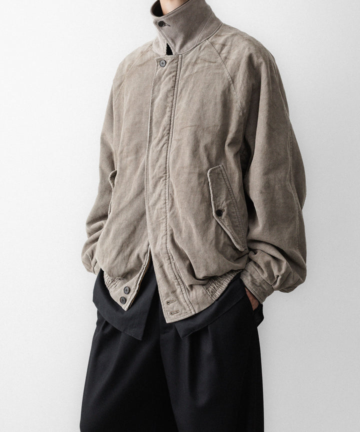 ssstein(シュタイン)のVINTAGE CORDUROY ZIP JACKET - TAUPEの公式通販サイトsession福岡セレクトショップ