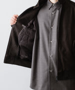 画像をギャラリービューアに読み込む, ssstein(シュタイン)のCOW NUBUCK SWING TOP JACKET - DARK BROWNの公式通販サイトsession福岡セレクトショップ
