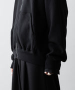 画像をギャラリービューアに読み込む, ssstein(シュタイン)のYAK/COTTON SWEAT ZIP HOODY - BLACKの公式通販サイトsession福岡セレクトショップ
