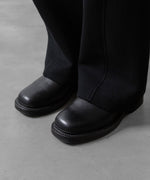 画像をギャラリービューアに読み込む, ssstein(シュタイン)のCOTTON DOUBLE KNIT TWIST SEAM PANTS - BLACKの公式通販サイトsession福岡セレクトショップ
