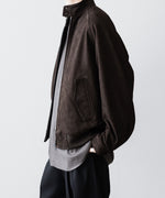 画像をギャラリービューアに読み込む, ssstein(シュタイン)のCOW NUBUCK SWING TOP JACKET - DARK BROWNの公式通販サイトsession福岡セレクトショップ
