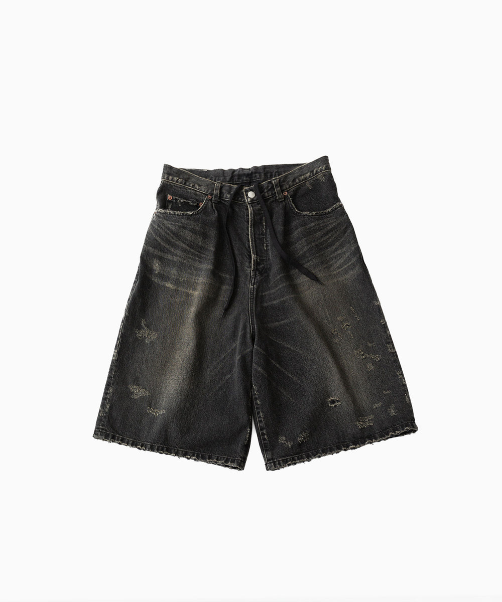 ssstein(シュタイン)のBAGGY DENIM SHORTS - BLACKの公式通販サイトsession福岡セレクトショップ