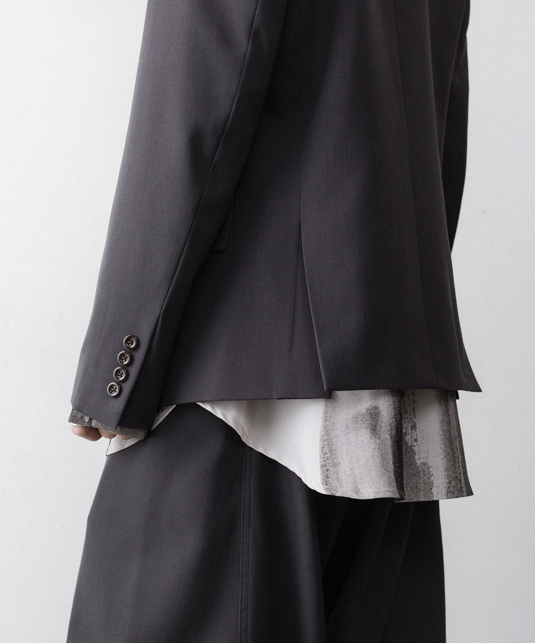UJOH ウジョーのLOW GORGE PEAKED LAPEL JKTのSTEEL GRAYK公式通販サイトsession福岡セレクトショップ