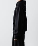 画像をギャラリービューアに読み込む, ssstein(シュタイン)のYAK/COTTON SWEAT ZIP HOODY - BLACKの公式通販サイトsession福岡セレクトショップ
