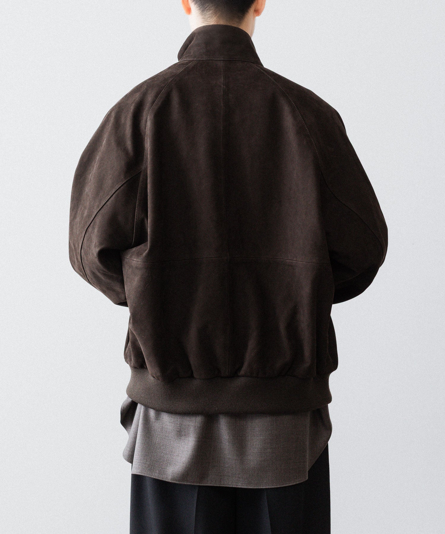 ssstein(シュタイン)のCOW NUBUCK SWING TOP JACKET - DARK BROWNの公式通販サイトsession福岡セレクトショップ