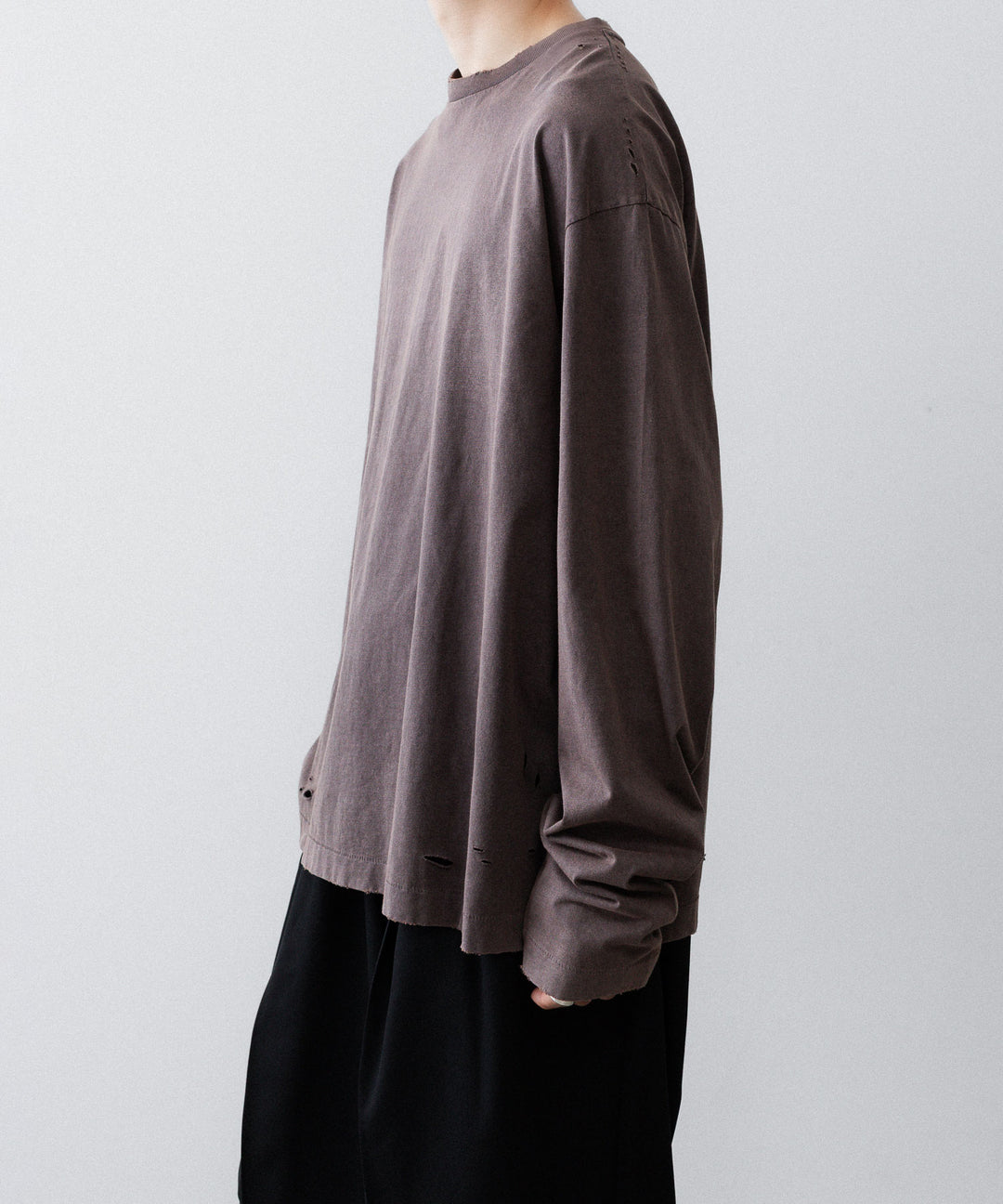CODA -コーダのFADED GREY AGING DAMAGED LONG SLEEVE T-SHIRTのFADED GREY公式通販サイトsession福岡セレクトショップ