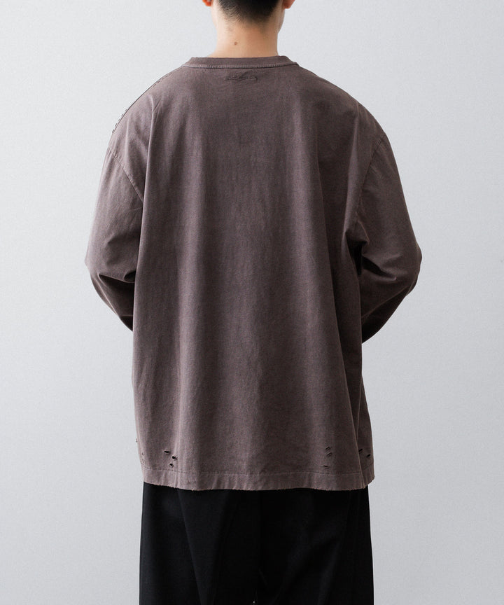 CODA -コーダのFADED GREY AGING DAMAGED LONG SLEEVE T-SHIRTのFADED GREY公式通販サイトsession福岡セレクトショップ