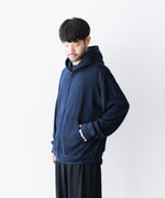 画像をギャラリービューアに読み込む, WWW WRAPINKNOT wool wearのZIP HOODIEのNAVY 公式通販サイトsession福岡セレクトショップ
