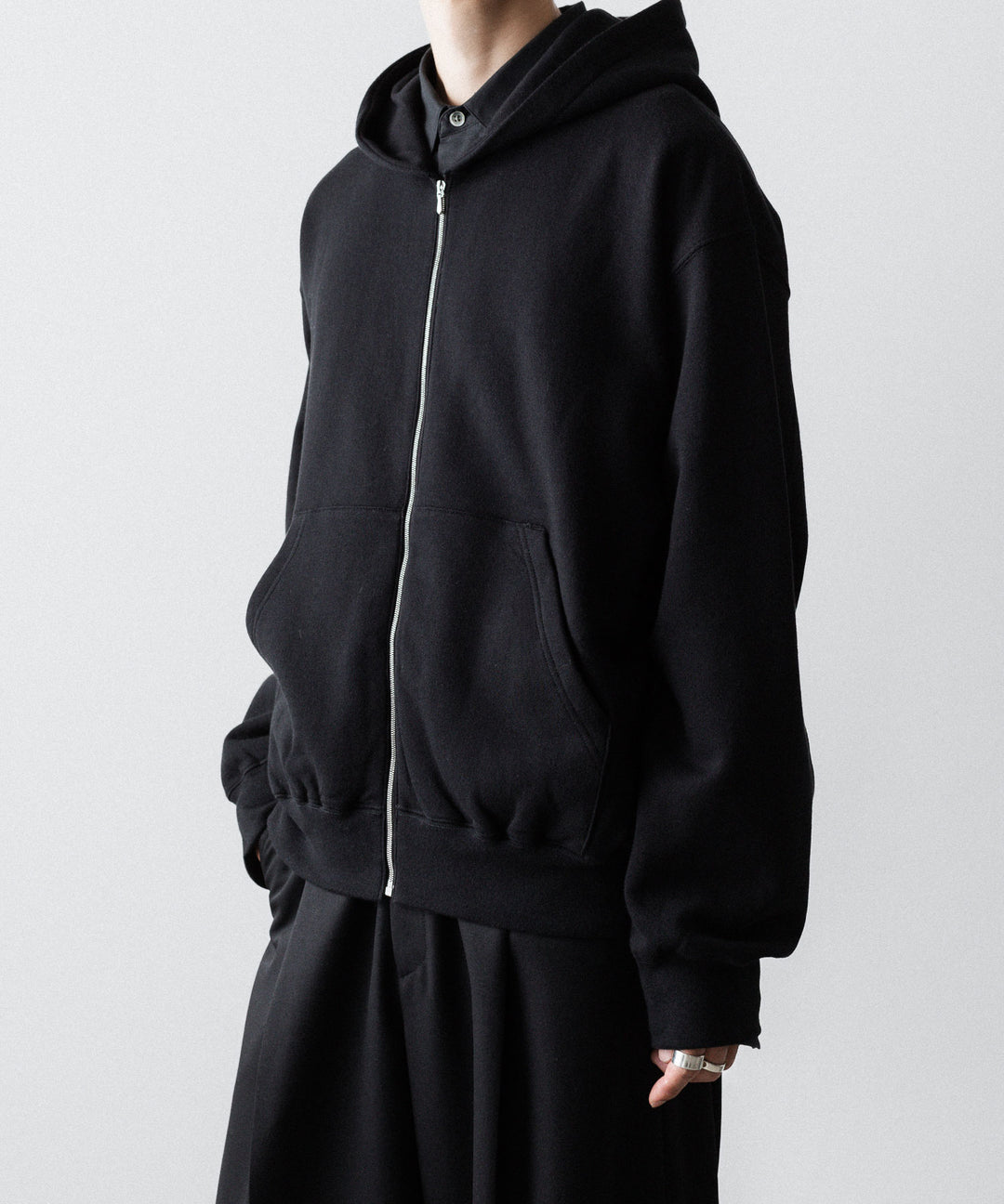 ssstein(シュタイン)のYAK/COTTON SWEAT ZIP HOODY - BLACKの公式通販サイトsession福岡セレクトショップ