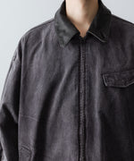 画像をギャラリービューアに読み込む, 【ssstein】SULFUR DYED WHIP CORD VINTAGE ZIP JACKET - BLACK
