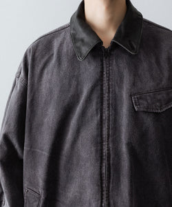 ssstein / シュタイン】SULFUR DYED WHIP CORD VINTAGE ZIP JACKET