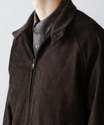 画像をギャラリービューアに読み込む, ssstein(シュタイン)のCOW NUBUCK SWING TOP JACKET - DARK BROWNの公式通販サイトsession福岡セレクトショップ
