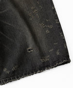 画像をギャラリービューアに読み込む, ssstein(シュタイン)のBAGGY DENIM SHORTS - BLACKの公式通販サイトsession福岡セレクトショップ

