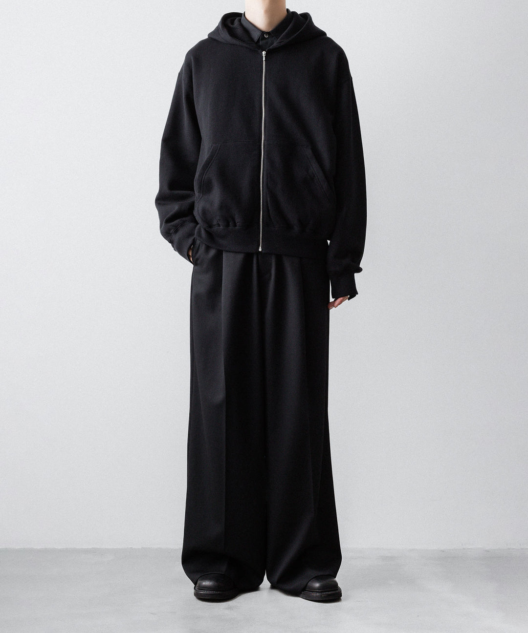 ssstein(シュタイン)のYAK/COTTON SWEAT ZIP HOODY - BLACKの公式通販サイトsession福岡セレクトショップ