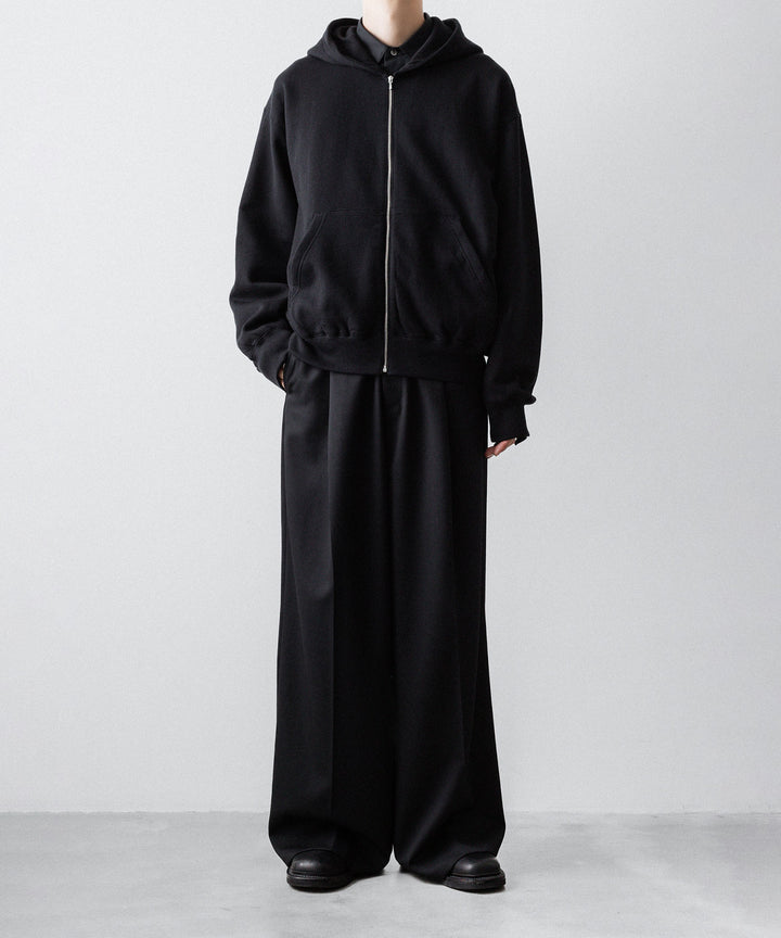 ssstein(シュタイン)のYAK/COTTON SWEAT ZIP HOODY - BLACKの公式通販サイトsession福岡セレクトショップ