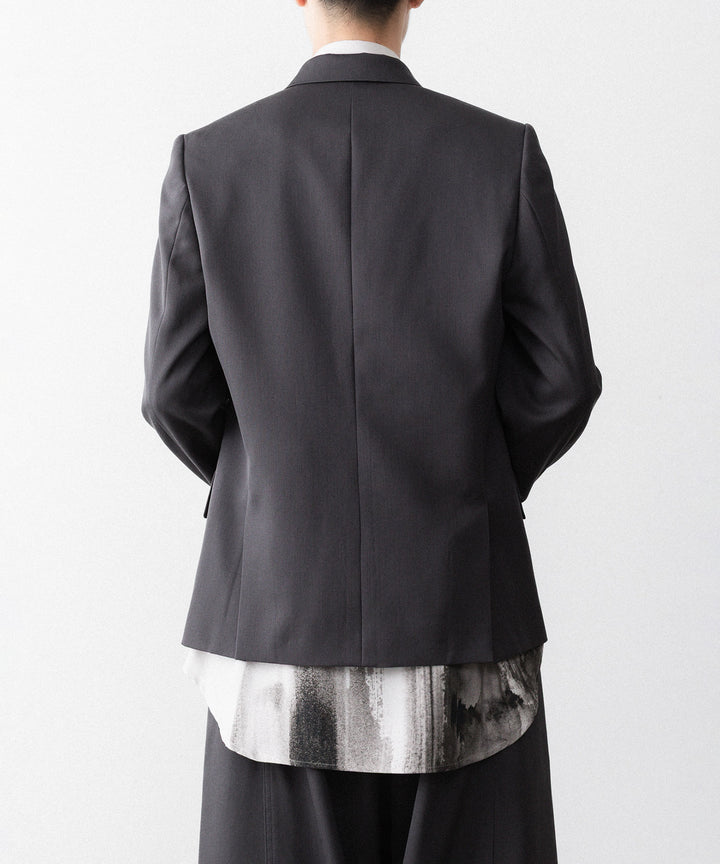 UJOH ウジョーのLOW GORGE PEAKED LAPEL JKTのSTEEL GRAYK公式通販サイトsession福岡セレクトショップ