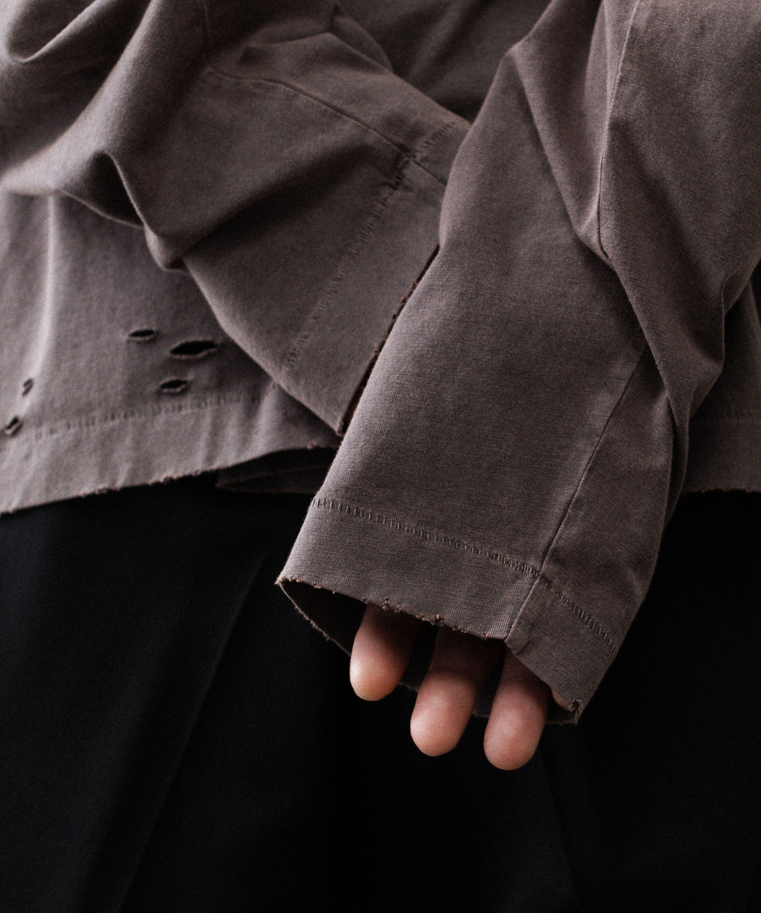 CODA -コーダのFADED GREY AGING DAMAGED LONG SLEEVE T-SHIRTのFADED GREY公式通販サイトsession福岡セレクトショップ