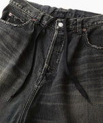 画像をギャラリービューアに読み込む, ssstein(シュタイン)のBAGGY DENIM SHORTS - BLACKの公式通販サイトsession福岡セレクトショップ
