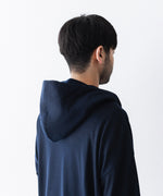 画像をギャラリービューアに読み込む, WWW WRAPINKNOT wool wearのZIP HOODIEのNAVY 公式通販サイトsession福岡セレクトショップ
