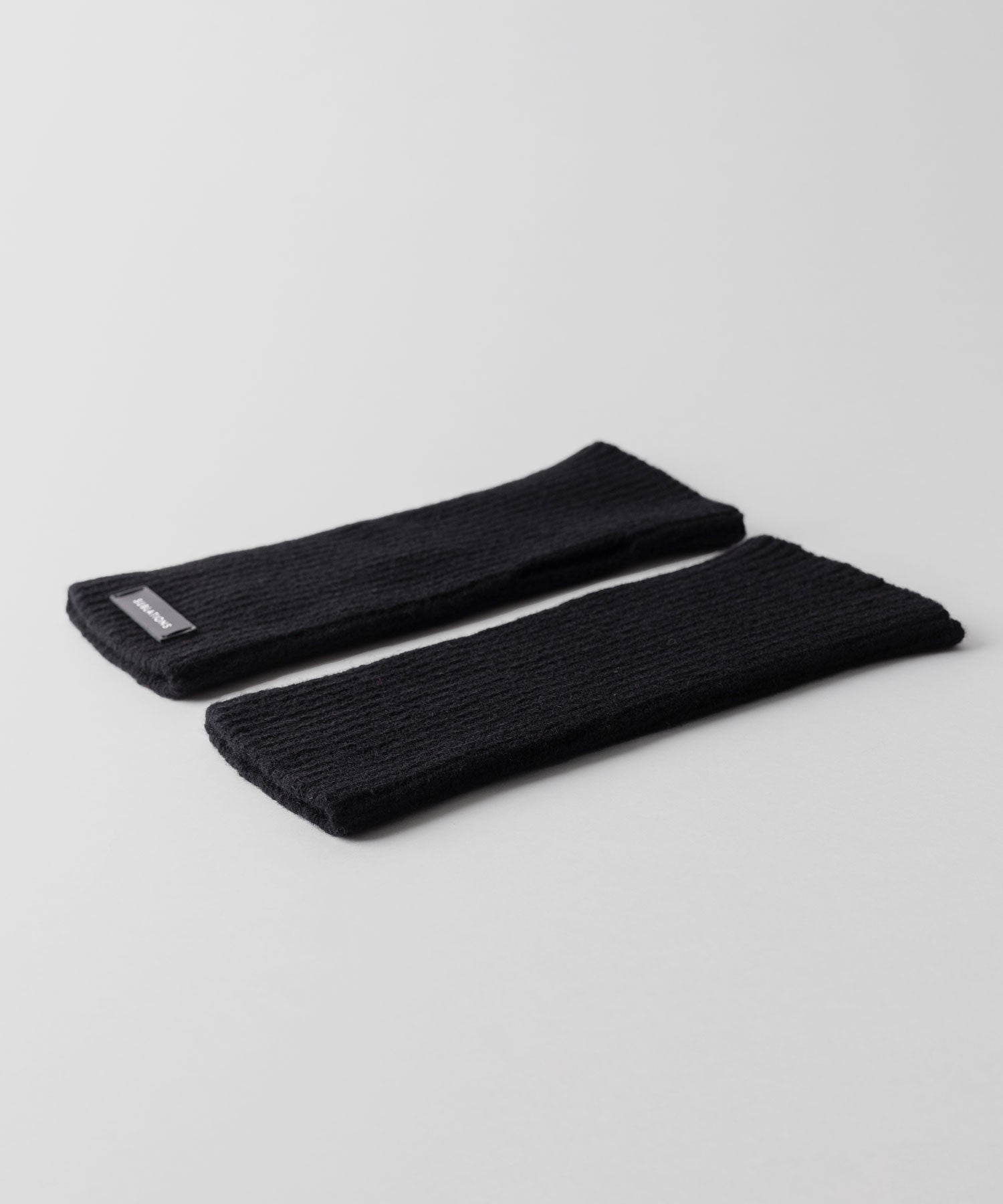 【SUBLATIONS】RAM WOOL RIB GLOVES - BLACK