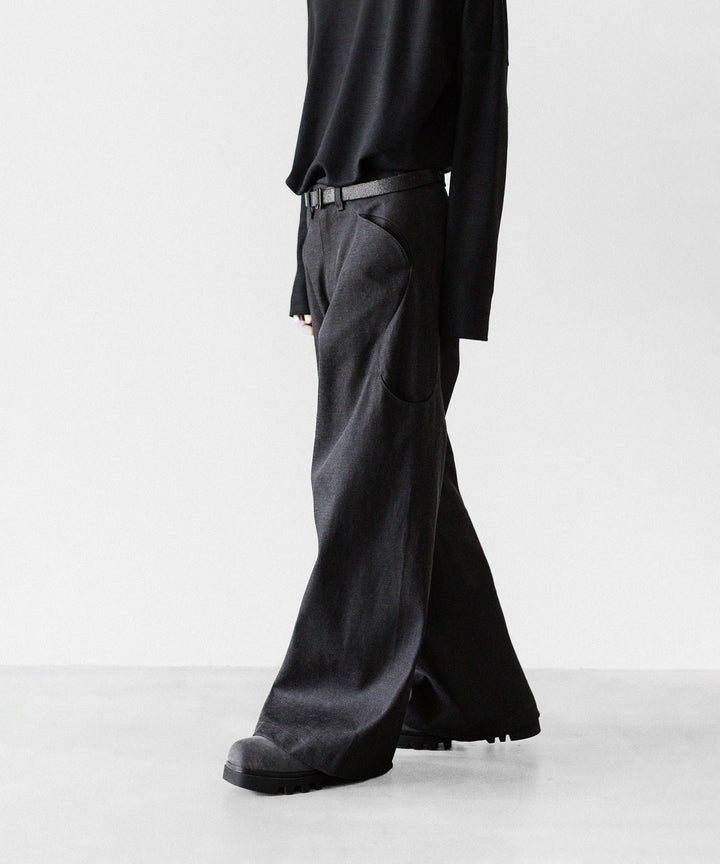 OPPOSE DUALITY オポーズデュアリティの6 POCKET SUB ONG DENIM TROUSERSのBLACK GRAY公式通販サイトsession福岡セレクトショップ