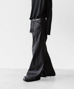 画像をギャラリービューアに読み込む, OPPOSE DUALITY オポーズデュアリティの6 POCKET SUB ONG DENIM TROUSERSのBLACK GRAY公式通販サイトsession福岡セレクトショップ
