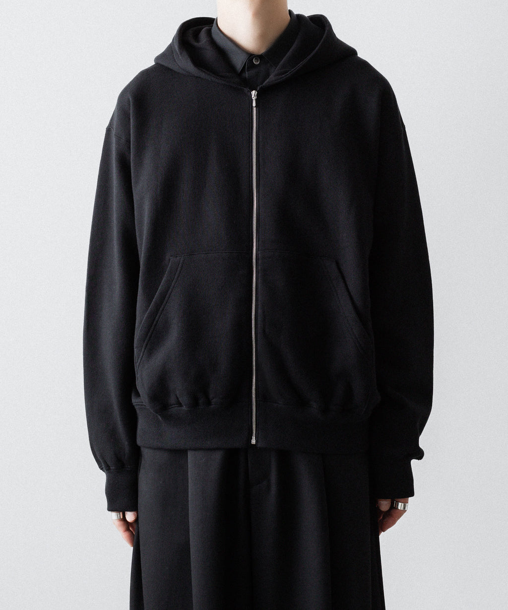 ssstein(シュタイン)のYAK/COTTON SWEAT ZIP HOODY - BLACKの公式通販サイトsession福岡セレクトショップ
