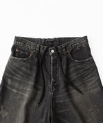 画像をギャラリービューアに読み込む, ssstein(シュタイン)のBAGGY DENIM SHORTS - BLACKの公式通販サイトsession福岡セレクトショップ
