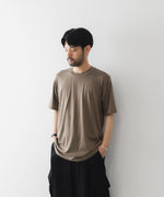 画像をギャラリービューアに読み込む, ssstein(シュタイン)のSUVIN COTTON BASIC TEE - KHAKIの公式通販サイトsession福岡セレクトショップ
