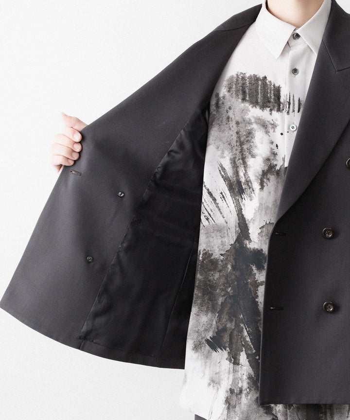 UJOH ウジョーのLOW GORGE PEAKED LAPEL JKTのSTEEL GRAYK公式通販サイトsession福岡セレクトショップ