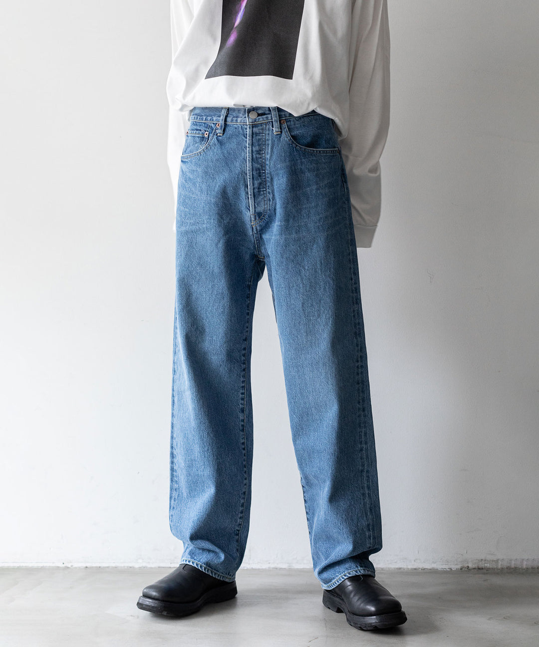 stein(シュタイン)の23AWコレクション5PK VINTAGE REPRODUCTION DENIM JEANSのINDIGO