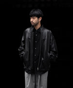 画像をギャラリービューアに読み込む, ssstein(シュタイン)のSHEEP LEATHER STAND COLLAR JACKET - BLACKの公式通販サイトsession福岡セレクトショップ
