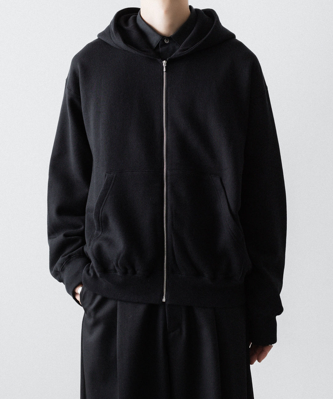 ssstein(シュタイン)のYAK/COTTON SWEAT ZIP HOODY - BLACKの公式通販サイトsession福岡セレクトショップ