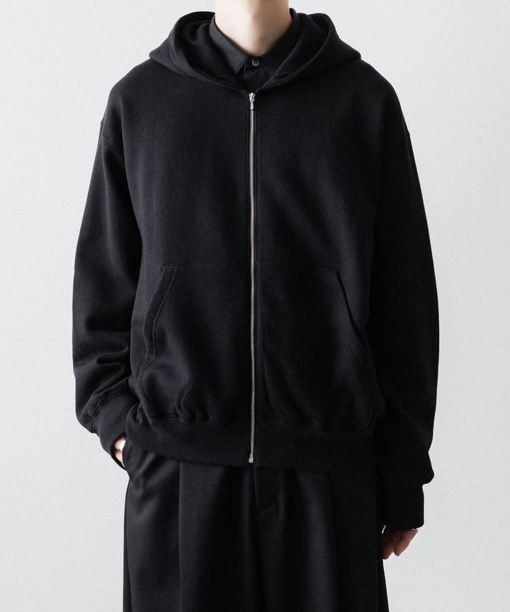 ssstein(シュタイン)のYAK/COTTON SWEAT ZIP HOODY - BLACKの公式通販サイトsession福岡セレクトショップ