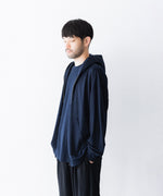 画像をギャラリービューアに読み込む, WWW WRAPINKNOT wool wearのZIP HOODIEのNAVY 公式通販サイトsession福岡セレクトショップ
