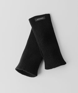 【SUBLATIONS】RAM WOOL RIB GLOVES - BLACK